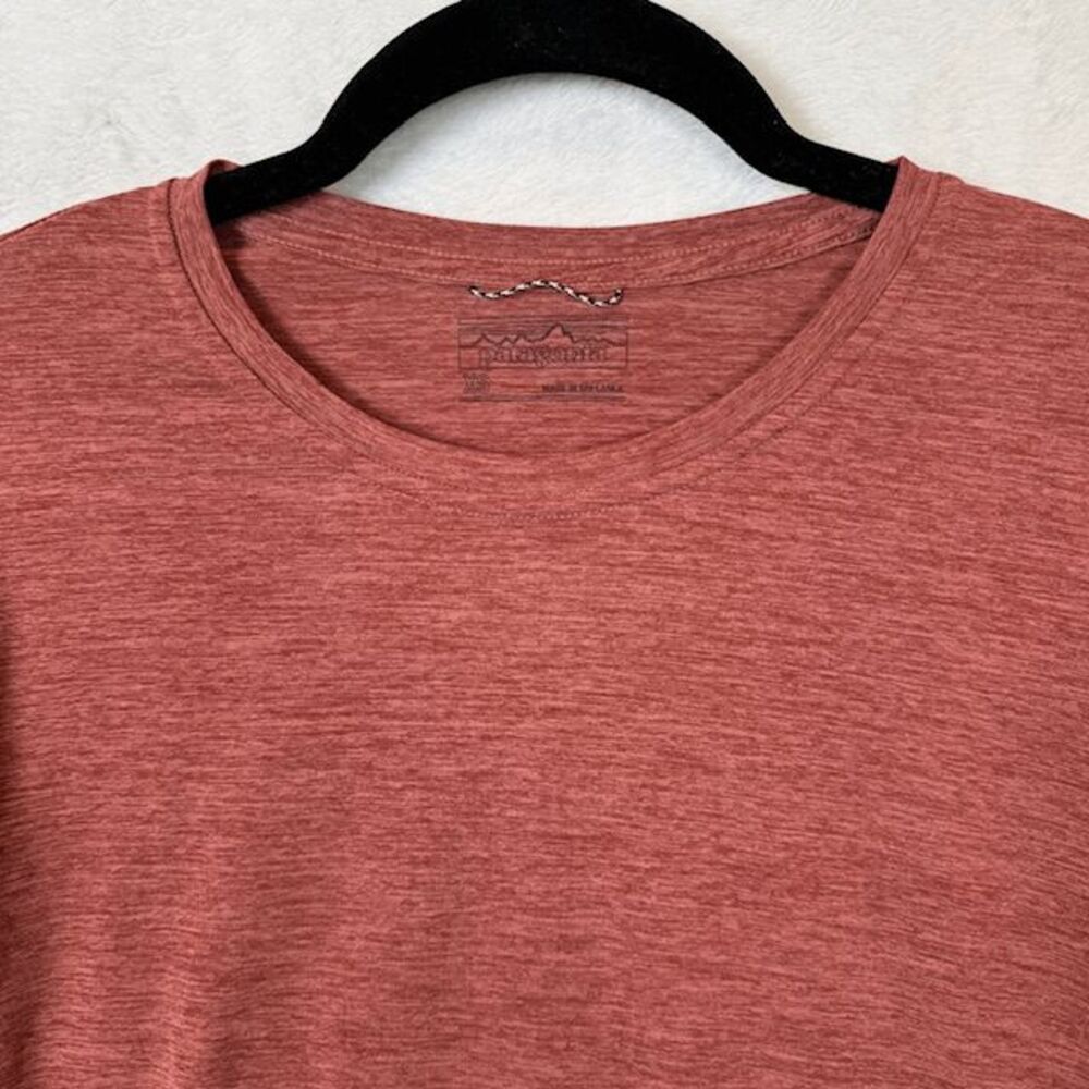 Patagonia Women's Long Sleeve Tee - Rust Red - Picture 3 of 12